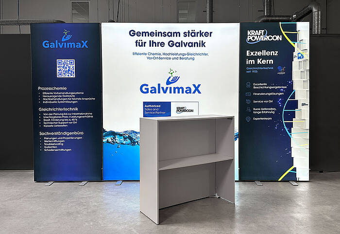 Galvimax LED-Messestand 2 Galvimax LED-Messestand 2