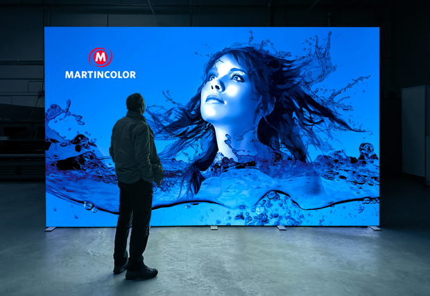 ALU STAR LED-Messewand 500x300 cm ALU STAR LED-Messewand 500x300 cm