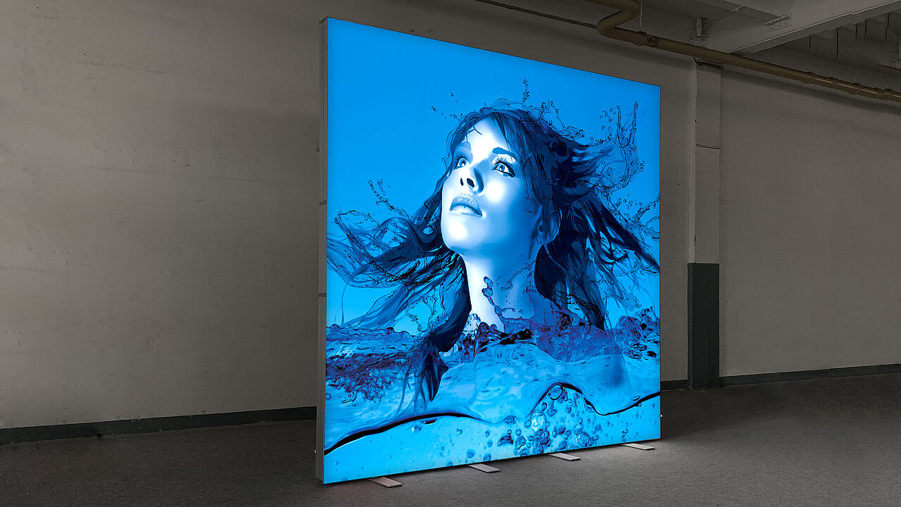 LED exhibition wall - ALU LightUp 1