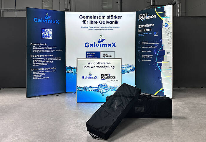 Galvimax LED-Messestand 3 Galvimax LED-Messestand 3