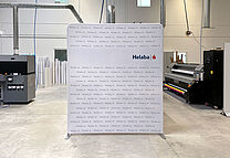 Helaba press wall ZippWall straight Helaba press wall ZippWall straight