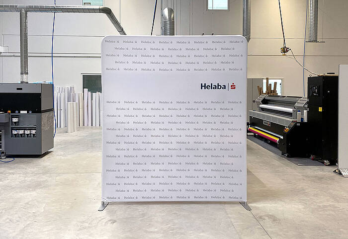Helaba press wall ZippWall straight Helaba press wall ZippWall straight