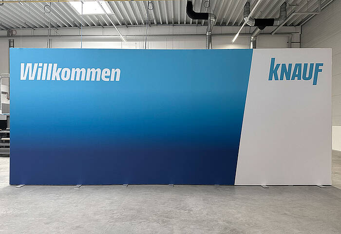 Knauf Gips ALU WALL exhibition wall