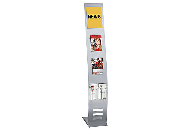Prospektständer Info schmal ohne Spot Prospektständer Info schmal ohne Spot