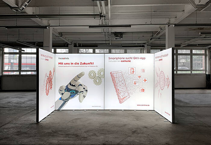 Comline AG ALU LightUp LED exhibition stand