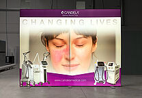 Candela Laser Germany LED exhibition wall ALU STAR 3