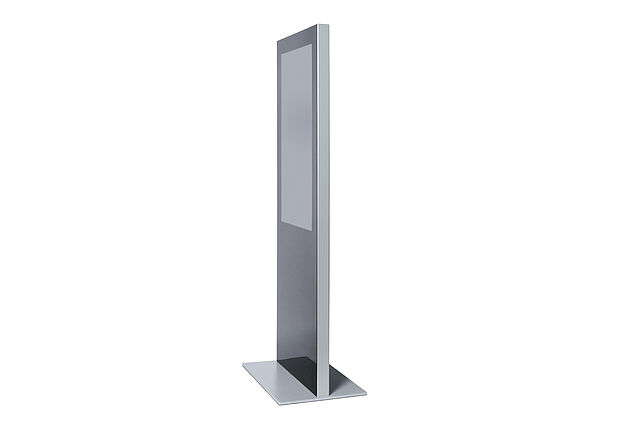 Digitale Infostele SLIM Seitenansicht
