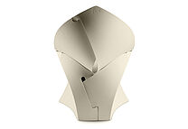 Flux Chair Kieselgrau Rückseite Flux Chair Kieselgrau Rückseite