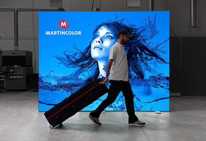 ALU STAR LED exhibition wall 300x230cm ALU STAR LED exhibition wall 300x230cm