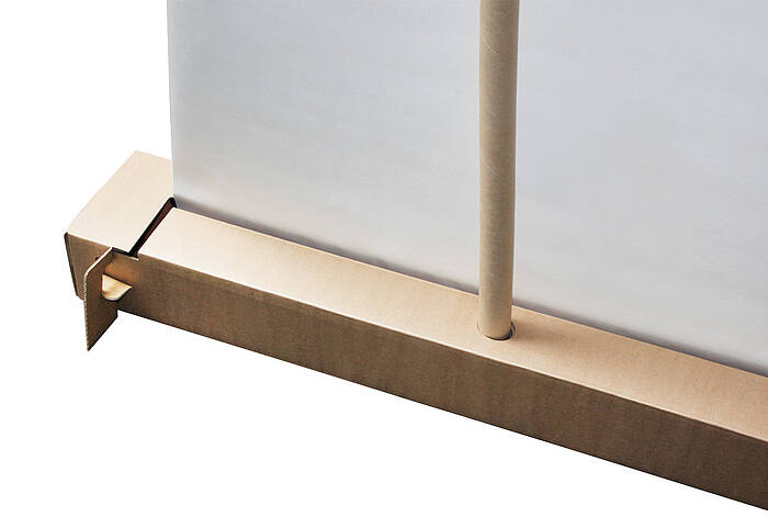 RollUp BIOGREEN carton base and carton pole RollUp BIOGREEN carton base and carton pole