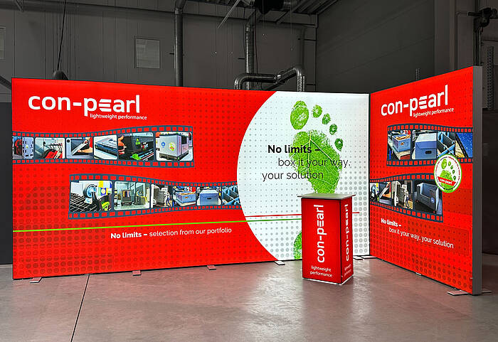 con-pearl LED exhibition stand 2