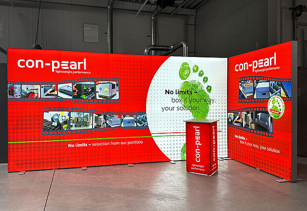 con-pearl LED-Messestand 2