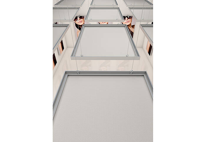 OCTANorm textile frame details 3 OCTANorm textile frame details 3