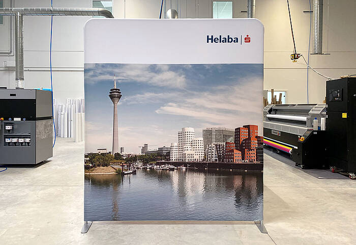 Helaba press wall ZippWall Helaba press wall ZippWall