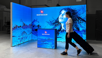Mobile LED exhibition stand