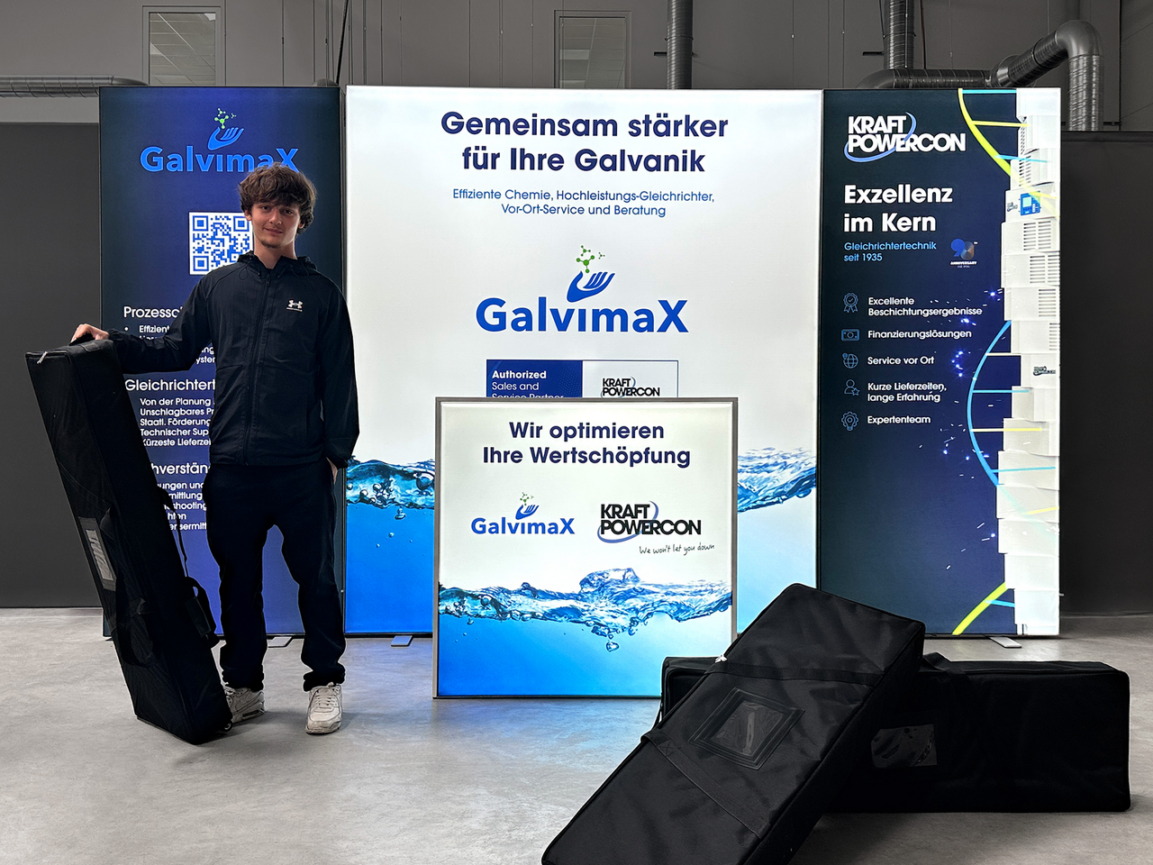 Mobile exhibition stand ALU LightUp