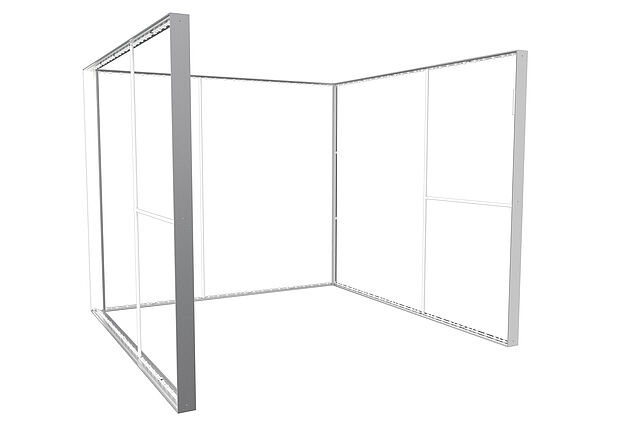 OCTAlumina Eckstand Rahmen 2