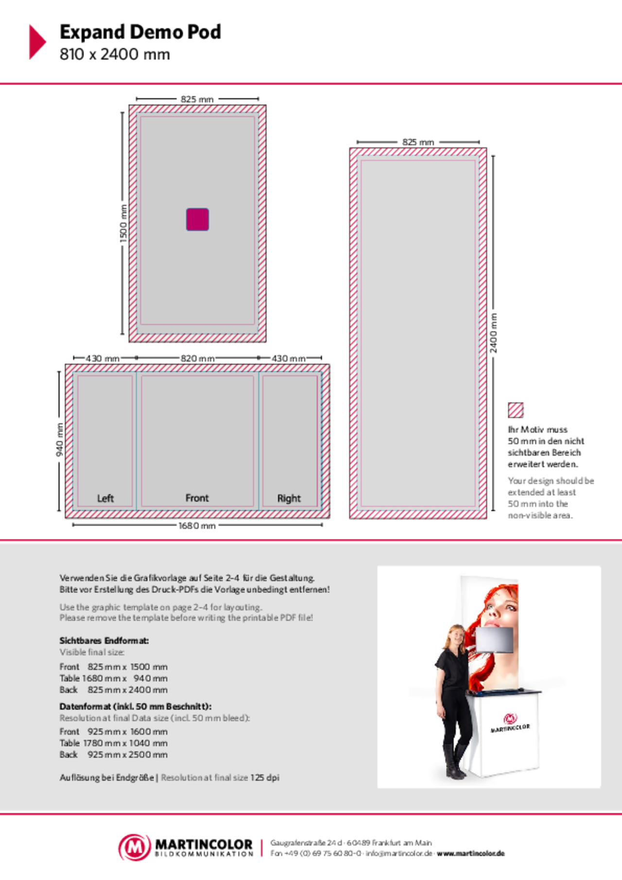 Expand Demo Pod data sheet PDF