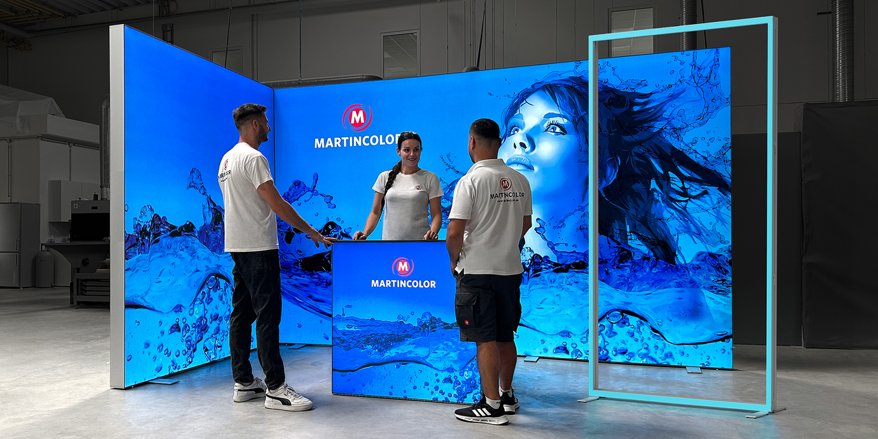 Modulare Messestände von MARTINCOLOR in Frankfurt am Main