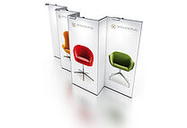 OCTANorm textile frame Example 2 OCTANorm textile frame Example 2