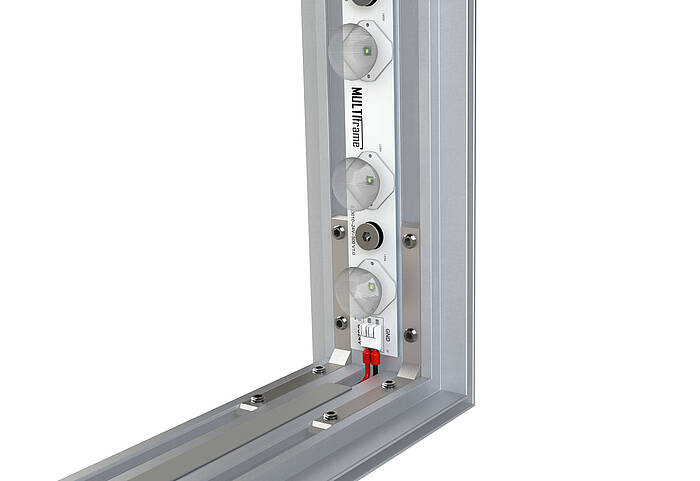 ALU STAR PLUS LED Counter frame with LEDs