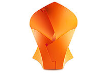 Flux Chair Orange Rückseite Flux Chair Orange Rückseite