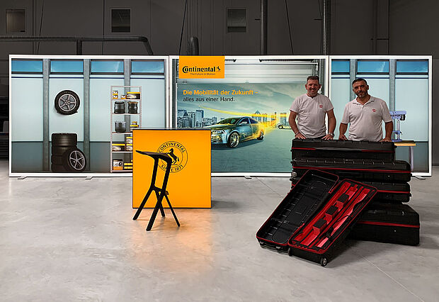 Continental LED-Messestand 5