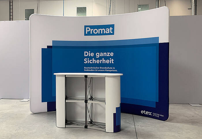 Etex Building Performance GmbH PopUp counter
