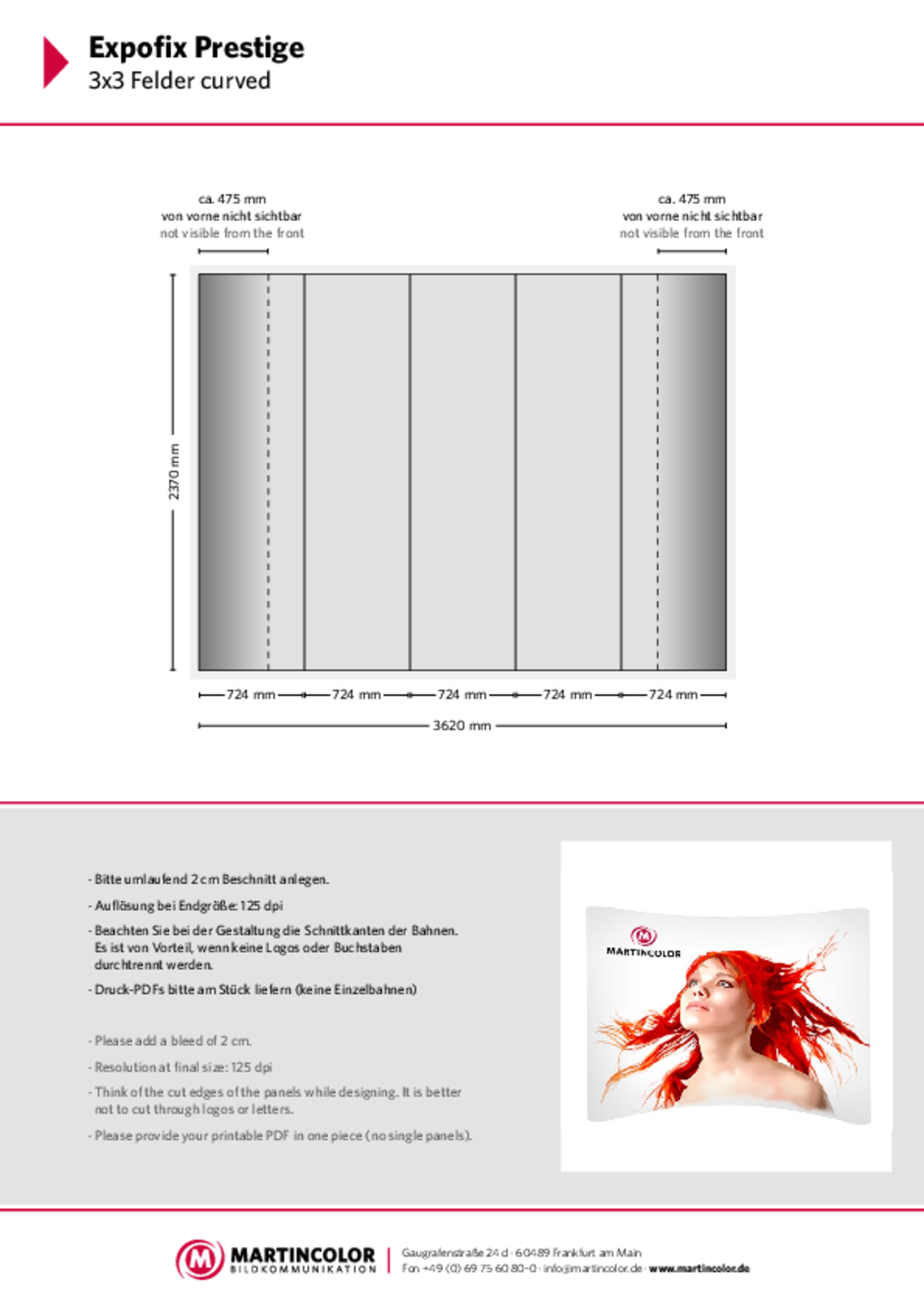 Expofix Prestige Faltwand Datenblatt PDF