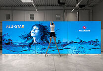 ALU STAR LED Messewand 900x300cm ALU STAR LED Messewand 900x300cm