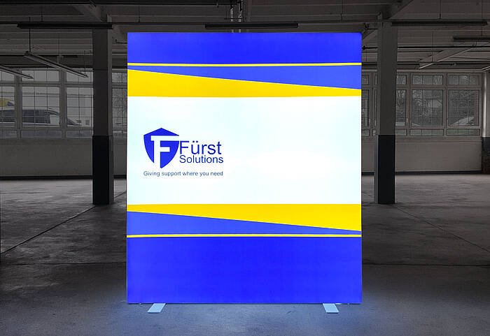 Fürst Solutions GmbH ALU LightUp exhibition wall