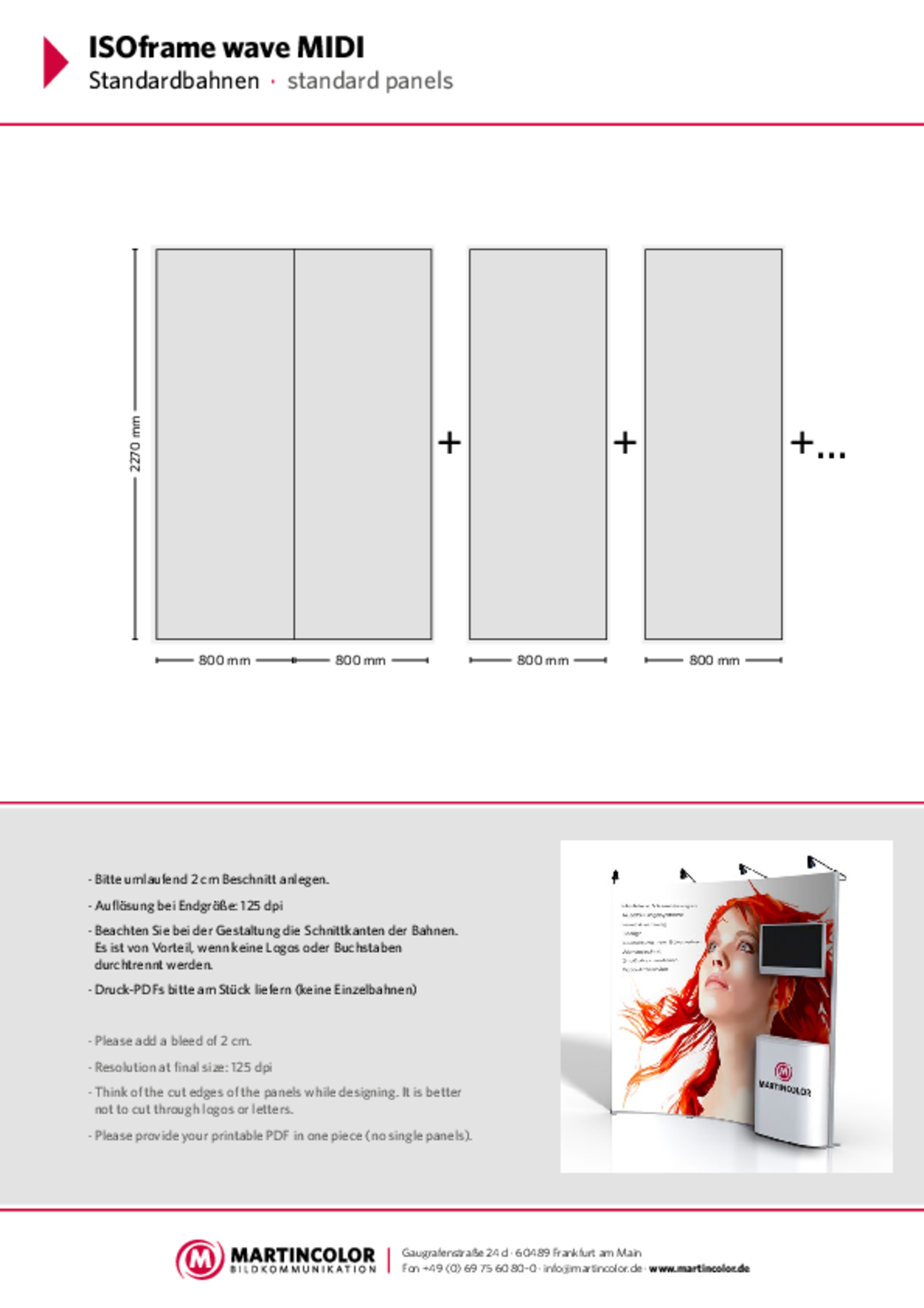 ISOframe wave MIDI Datenblatt PDF