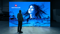 Illuminated exhibition wall - ALU STAR