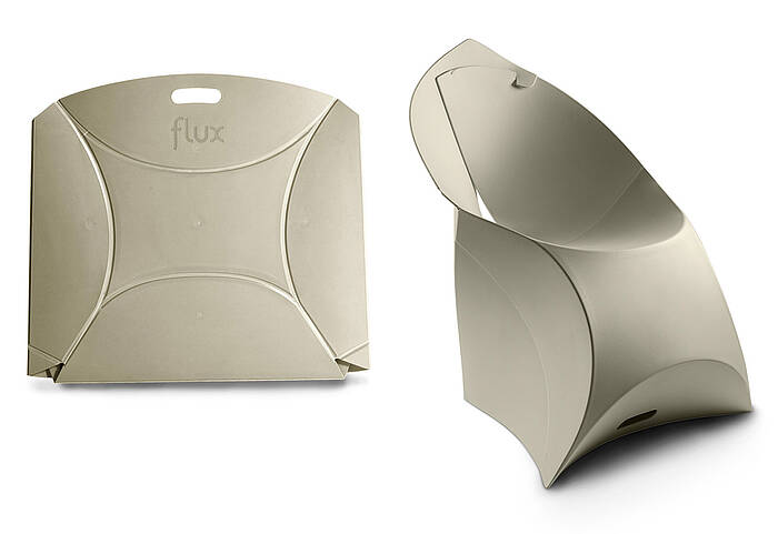 Flux Chair Pebble grey details