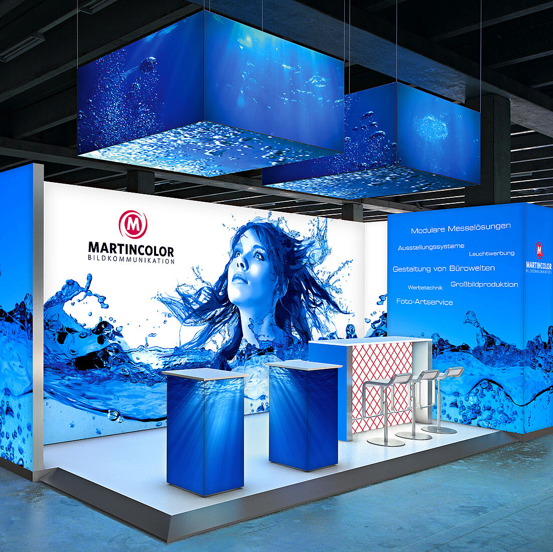 OCTAlumina | Premium LED exhibition walls from Octanorm | Martincolor