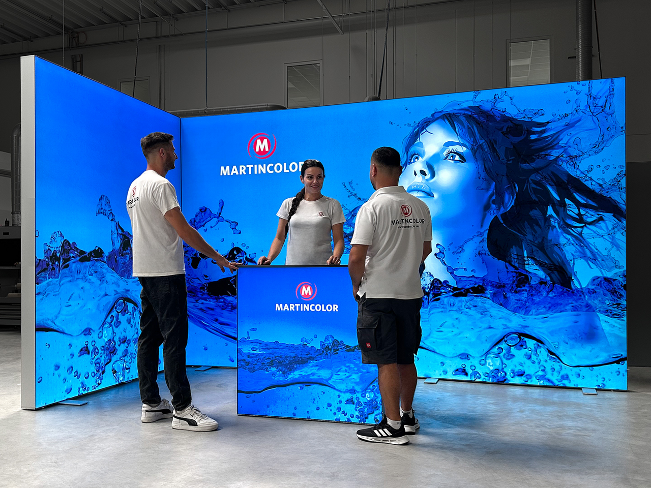 LED-Messestand ALU STAR