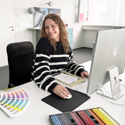 Ausbildung zur Mediengestalterin bei MARTINCOLOR 1