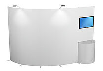 ISOframe Curved Exhibition stand ISOframe Curved Exhibition stand