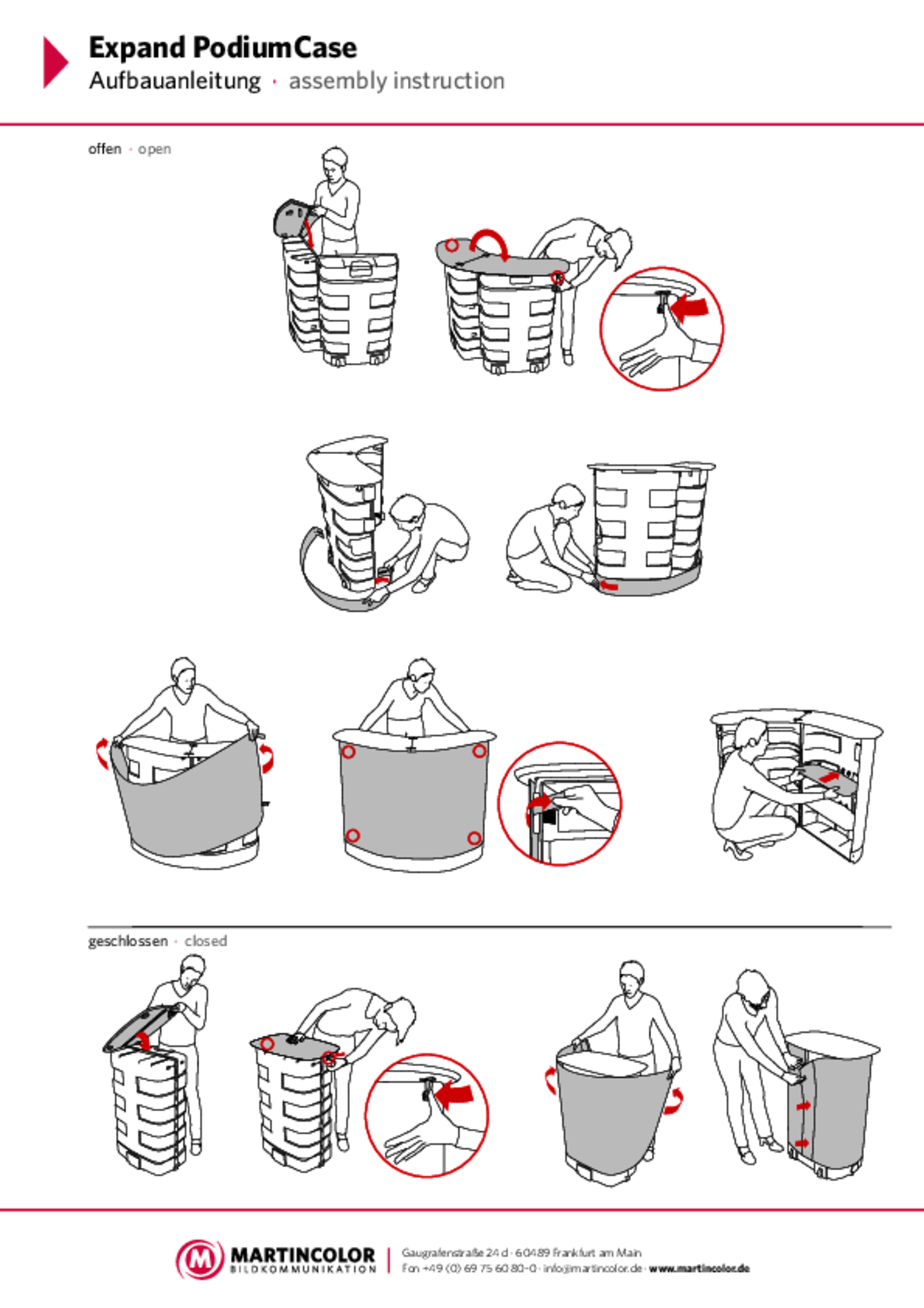 Expand PodiumCase assembly instructions PDF