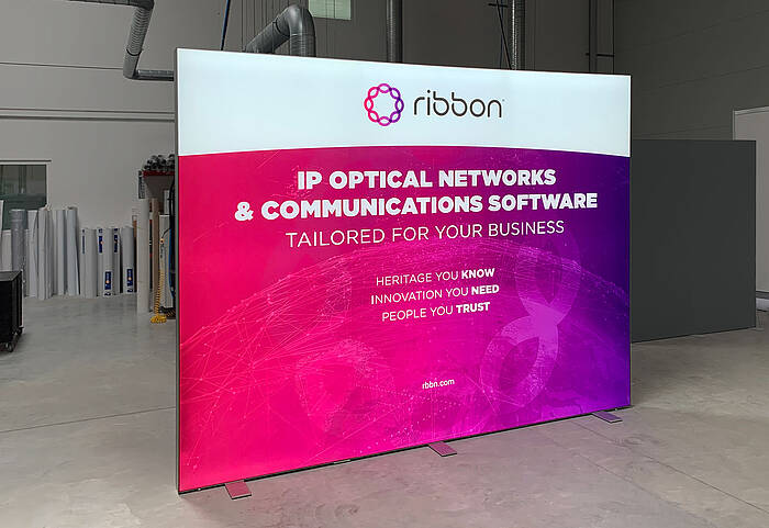 ECI Telecom GmbH ALU STAR LED exhibition wall