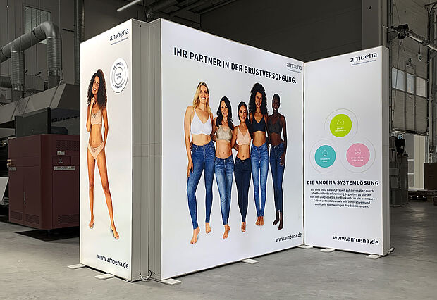 Amoena Medizin-Orthopädie-Technik GmbH PIXLIp GO exhibition stand