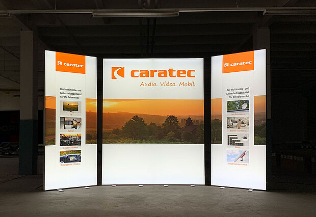 Caratec GmbH ALU LightUp LED exhibition stand 2 Caratec GmbH ALU LightUp LED exhibition stand 2