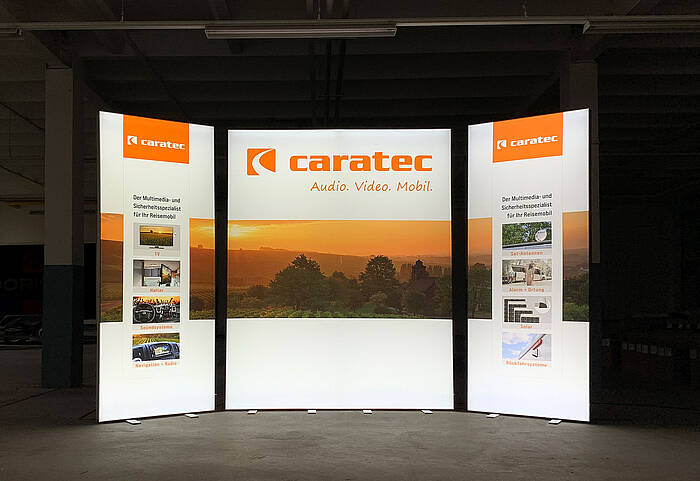 Caratec GmbH ALU LightUp LED exhibition stand 2