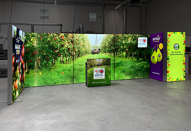 Obst vom Bodensee GmbH ALU STAR LED-Messestand 7
