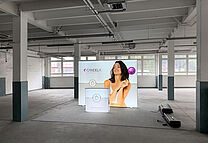 Candela Laser Germany LED exhibition wall ALU STAR