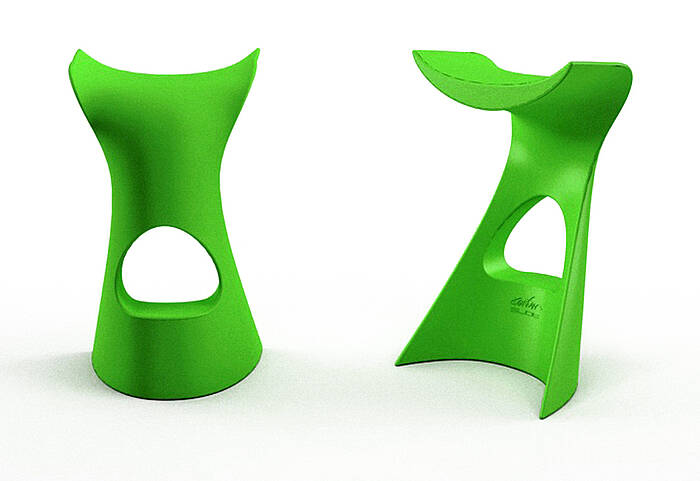 Bar stool Koncord green Bar stool Koncord green