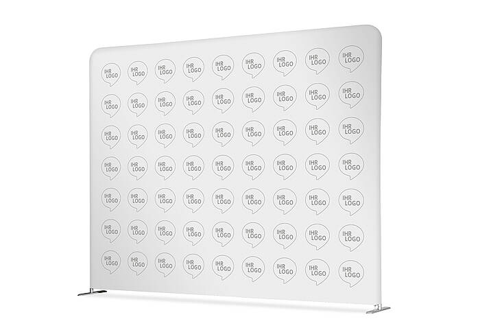 ZippWall Rückwand Straight mit Logo ZippWall Rückwand Straight mit Logo