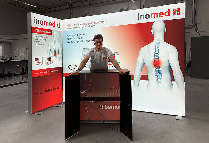 Inomed Inc. LED exhibition stand ALU STAR 2 Inomed Inc. LED exhibition stand ALU STAR 2