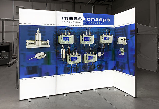 Messkonzept GmbH LED exhibition stand corner Messkonzept GmbH LED exhibition stand corner