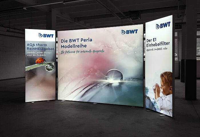 BWT Wassertechnik GmbH ALU STAR LED exhibition stand 2
